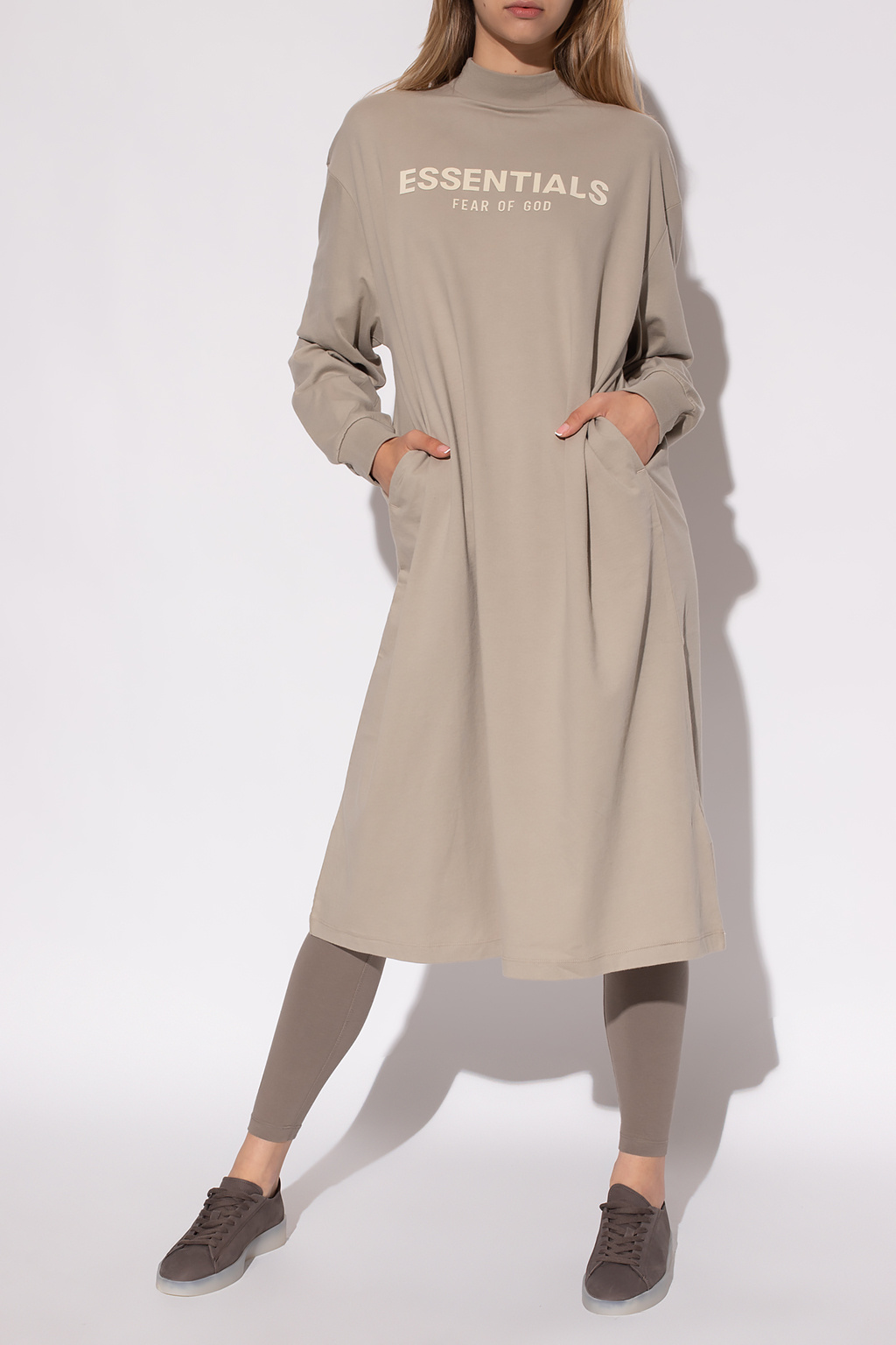 SchaferandweinerShops Canada - Grey Dress with logo Fear Of SchaferandweinerShops Canada - Grey Dress with logo Fear Of